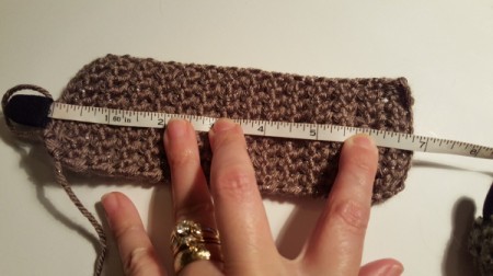 Crocheted Button Cuff Bracelet