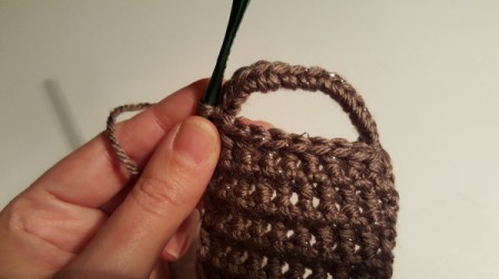 Crocheted Button Cuff Bracelet