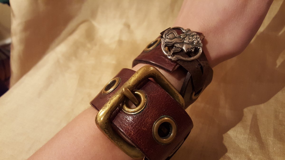 Leather Belt Bracelets ThriftyFun