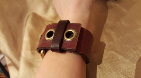 Leather Belt Bracelets