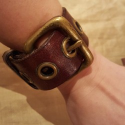 Leather Belt Bracelets