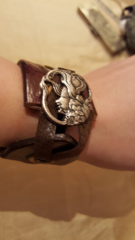 Leather Belt Bracelets