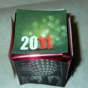 A cube craft to celebrate the New Year.