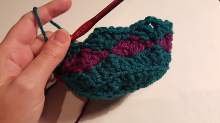 work next row in original color