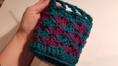 making drawstring opening row