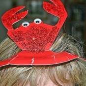 Paper Plate Crab Hat