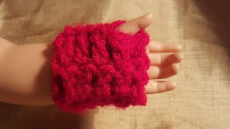 Crochet Fingerless Gloves for American Girls