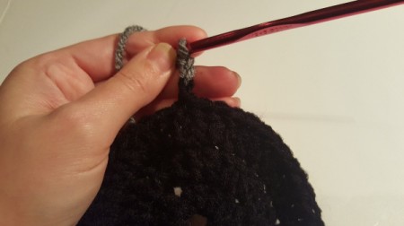 Men's Crocheted Skull-Cap