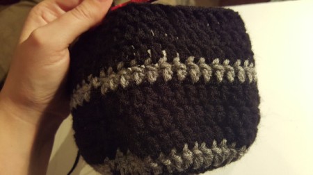 Men's Crocheted Skull-Cap