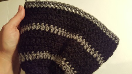 Men's Crocheted Skull-Cap