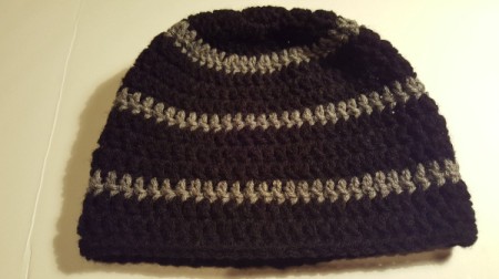 Men's Crocheted Skull-Cap