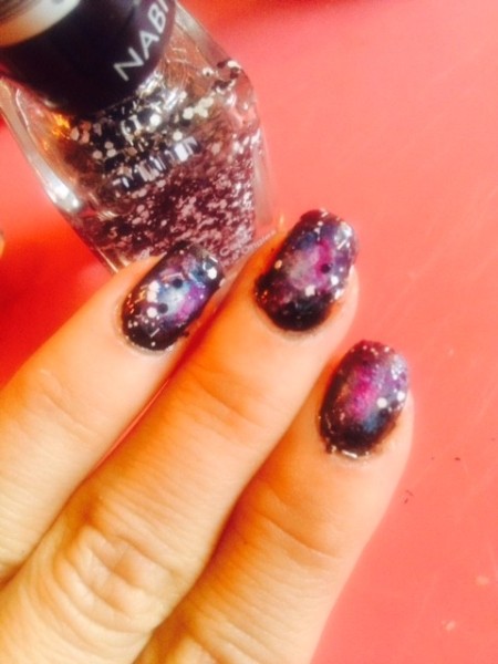 Easy Galaxy Nail Art