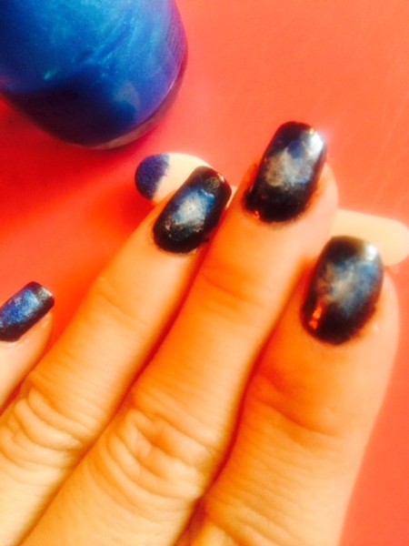 Easy Galaxy Nail Art