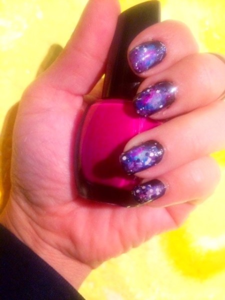 Easy Galaxy Nail Art