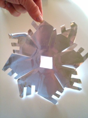 Aluminum Pie Pan Snowflake