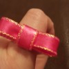 pink ribbon ring