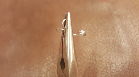 Paper Clip Ribbon Ring