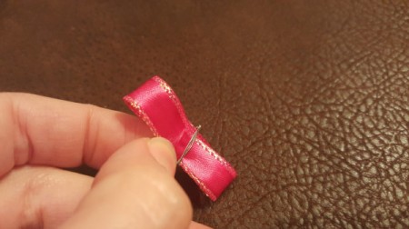 Paper Clip Ribbon Ring