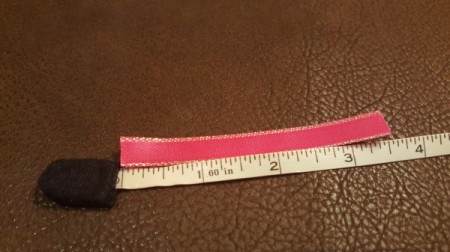 Paper Clip Ribbon Ring