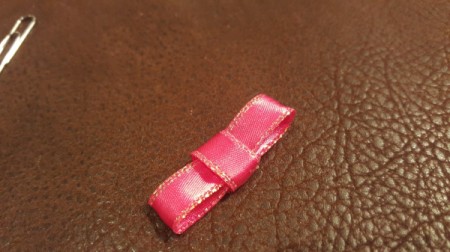 Paper Clip Ribbon Ring