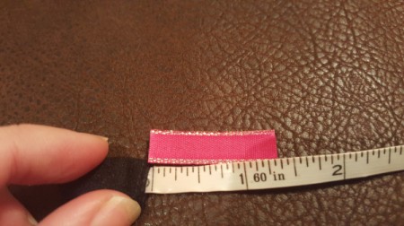 Paper Clip Ribbon Ring