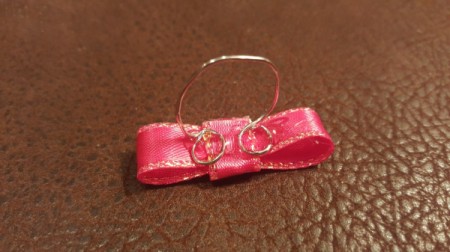 Paper Clip Ribbon Ring