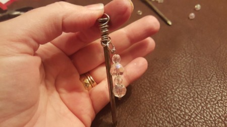 Steampunk Nail Earrings