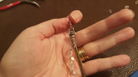 Steampunk Nail Earrings