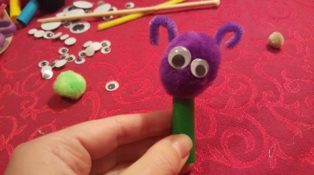 Marker Cap Finger Puppets - with pipe cleaner antenna