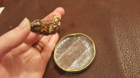 Recycled Jar Lid Statement Pendant