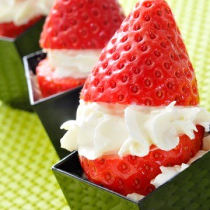 filled strawberry