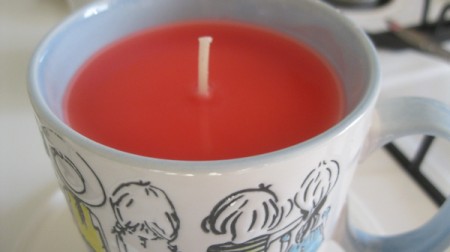 Teacup Candle - finished candle
