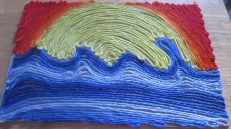 Making Huichol Style Yarn Or Thread Paintings Thriftyfun