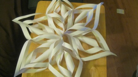 3D Paper Snowflakes