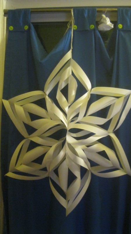 3D Paper Snowflakes