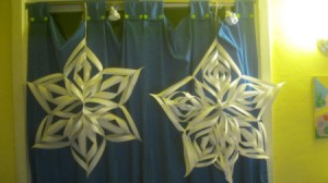 3D Paper Snowflakes