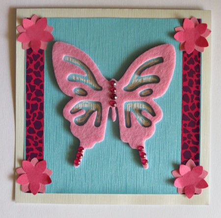 Shades of Pink Birthday Card