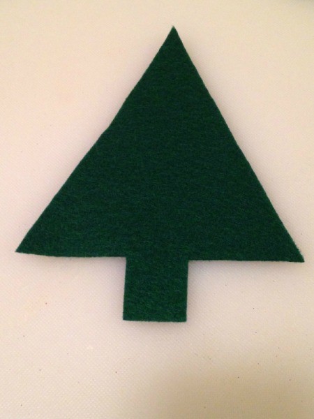 Felt Christmas Tree Treat Holders
