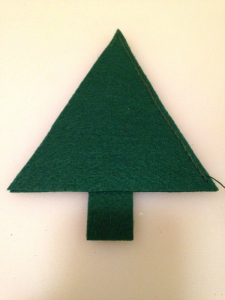 Felt Christmas Tree Treat Holders