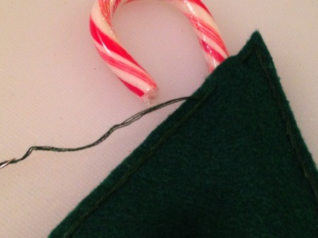 Felt Christmas Tree Treat Holders