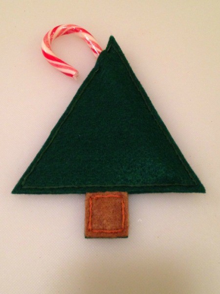 Felt Christmas Tree Treat Holders