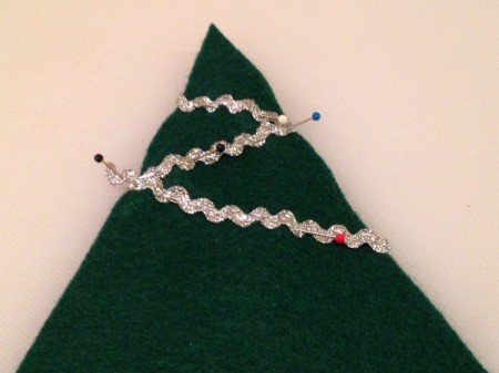 Felt Christmas Tree Treat Holders