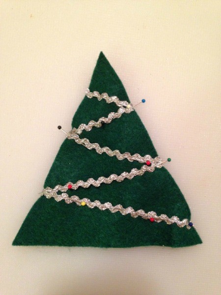 Felt Christmas Tree Treat Holders