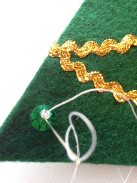 Felt Christmas Tree Treat Holders