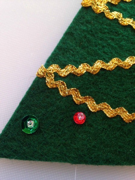 Felt Christmas Tree Treat Holders