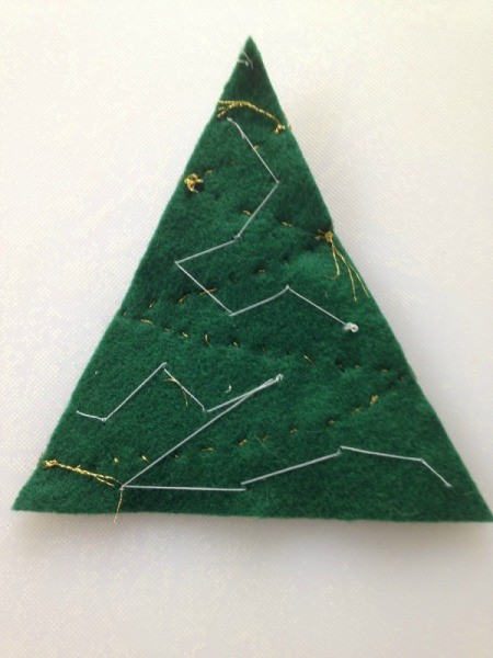 Felt Christmas Tree Treat Holders