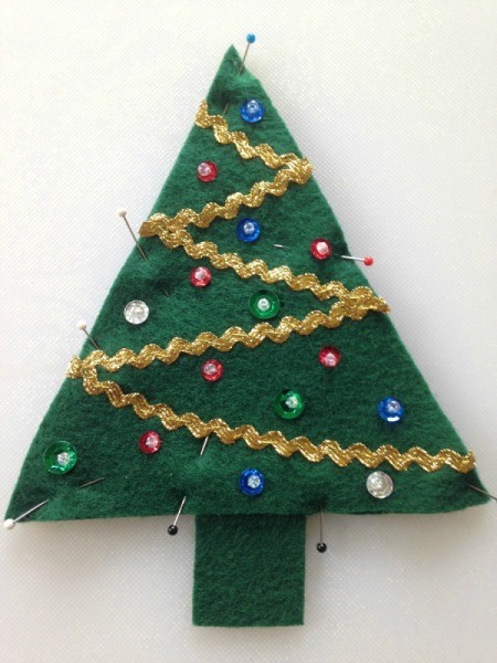 Felt Christmas Tree Treat Holders