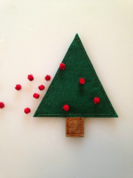 Felt Christmas Tree Treat Holders | My Frugal Christmas