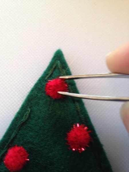 Felt Christmas Tree Treat Holders