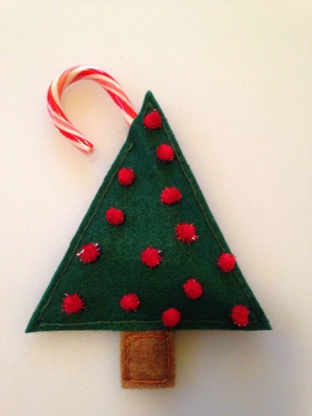 Felt Christmas Tree Treat Holders